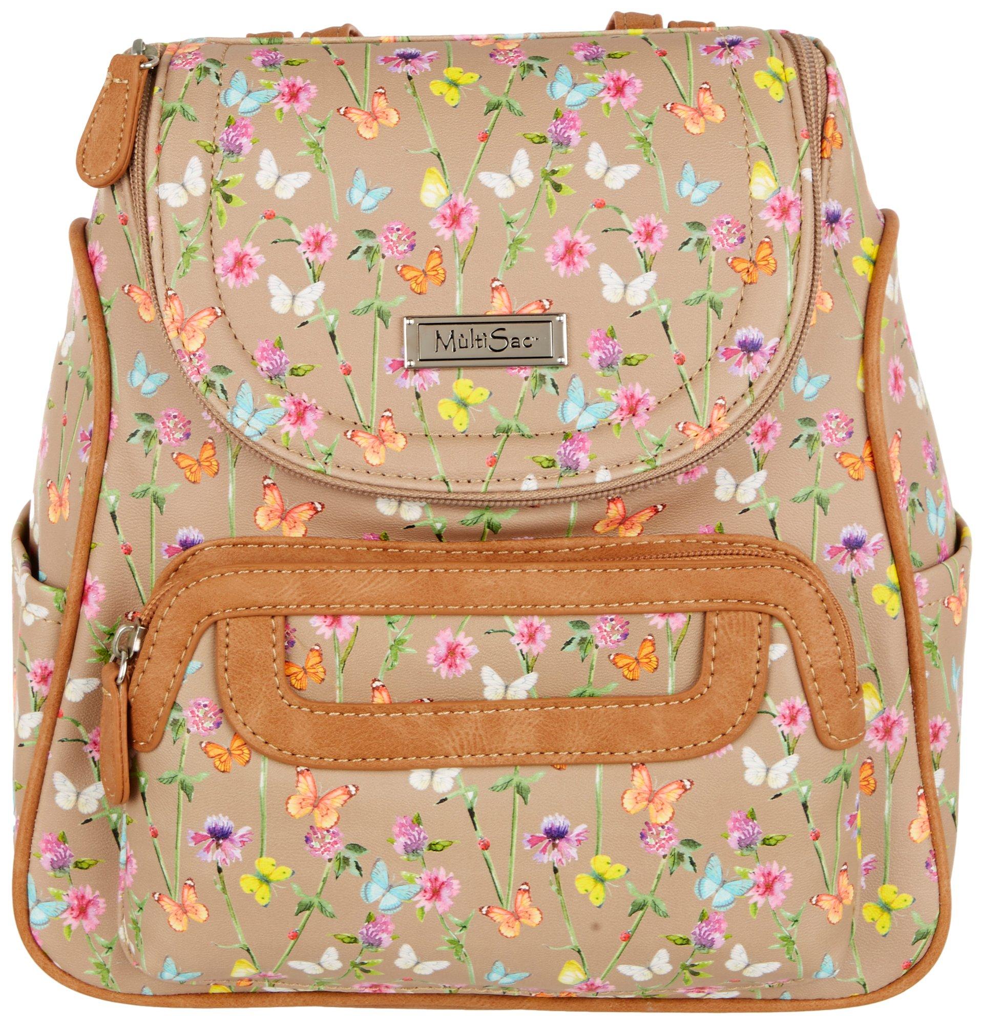Butterfly Print Major Backpack