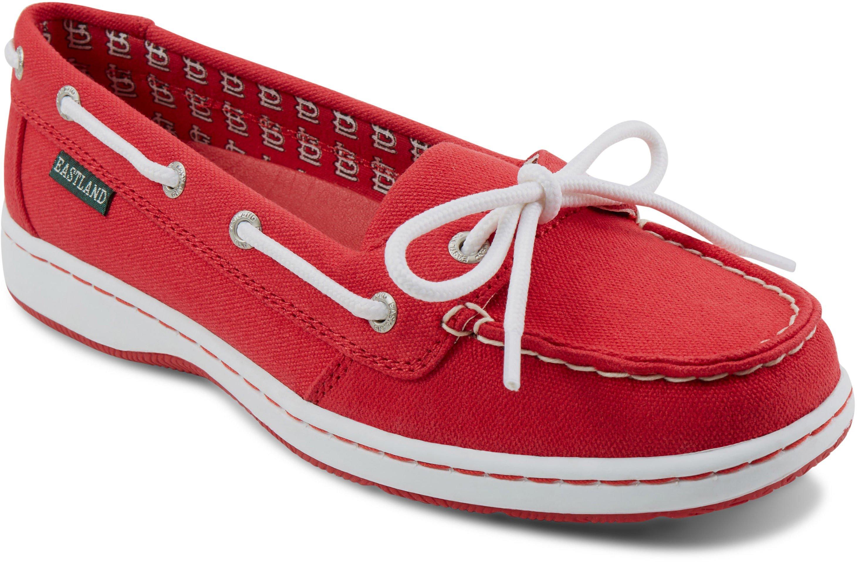 St. Louis Cardinals Womens Boat Shoes