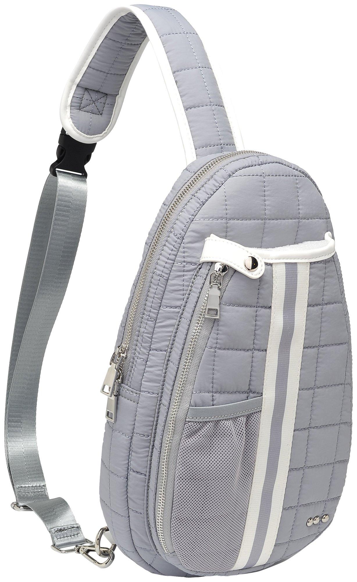 Pickleball Solid Quilted Lightweight Backpack