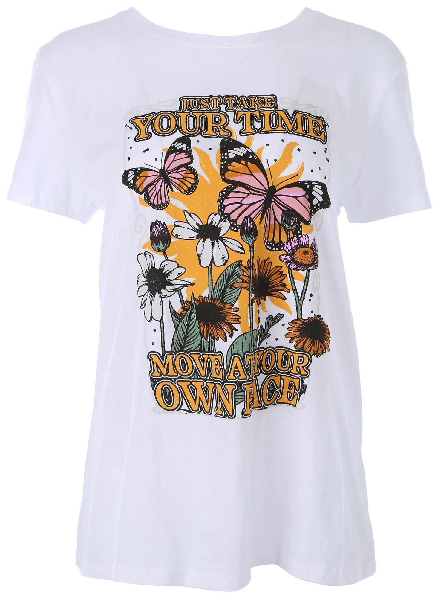 Move at Your Own Pace Screen Print T-Shirt