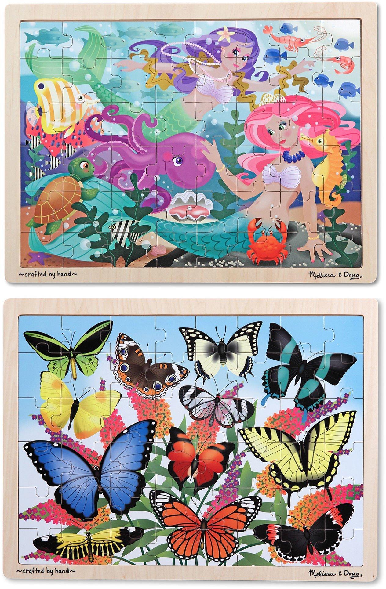 Mermaid & Butterfly Puzzle Bundle