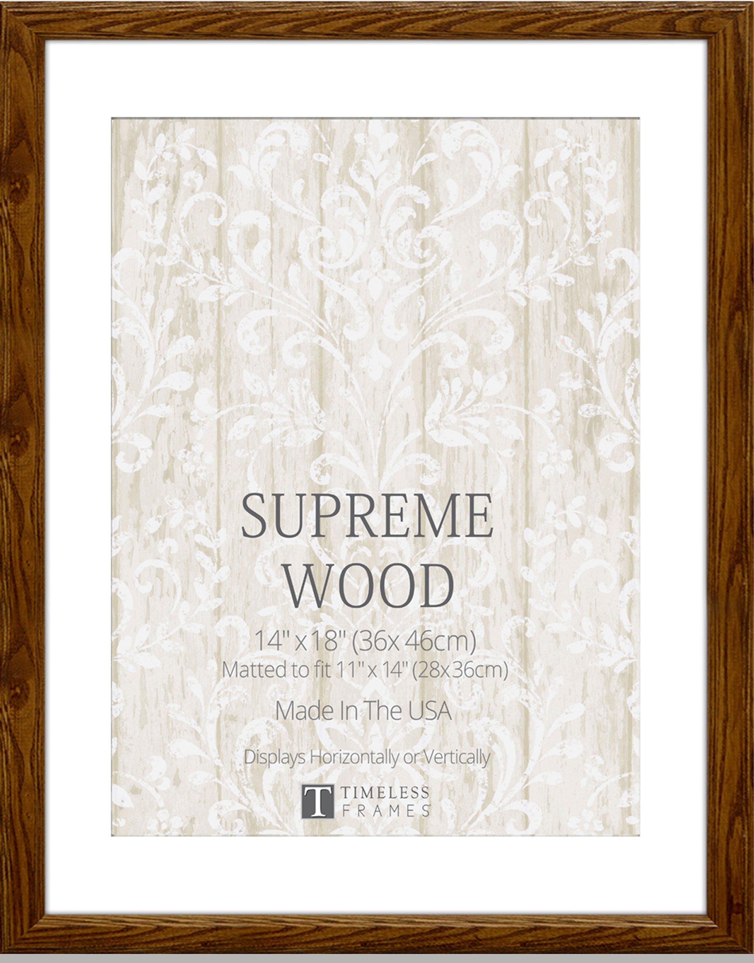 Supreme Woods (11x14) Honey Wall Frame