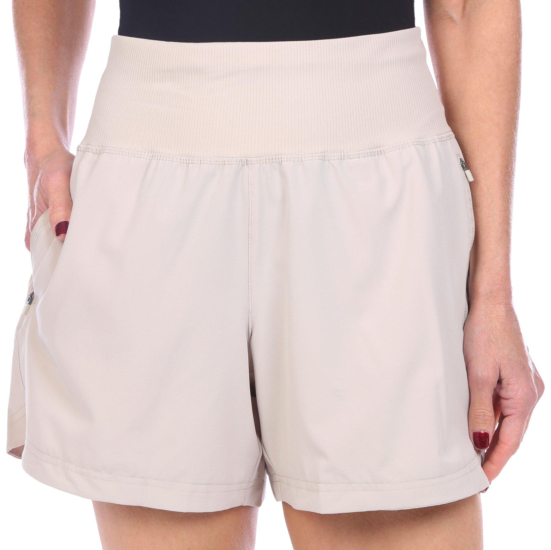 Womens 6 in. Knit Waistband Rip Stop Short