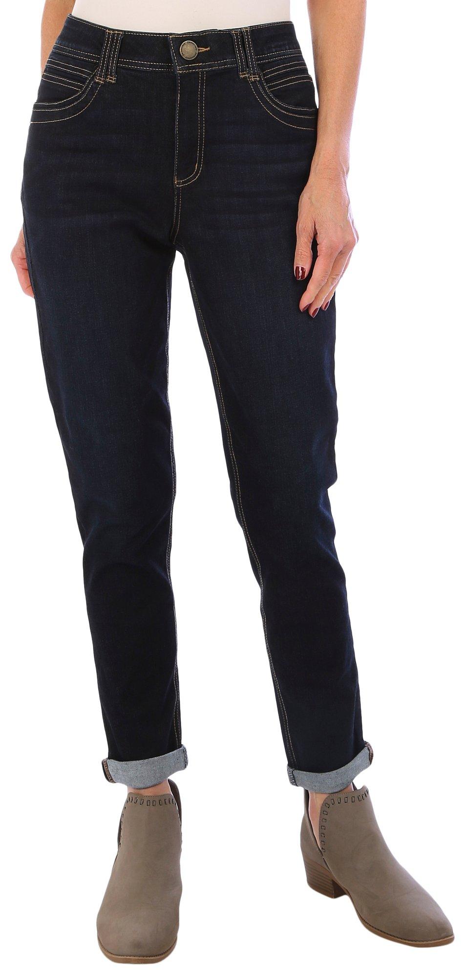 Womens 29 in. Ab-Tech Roll Cuff Jeans