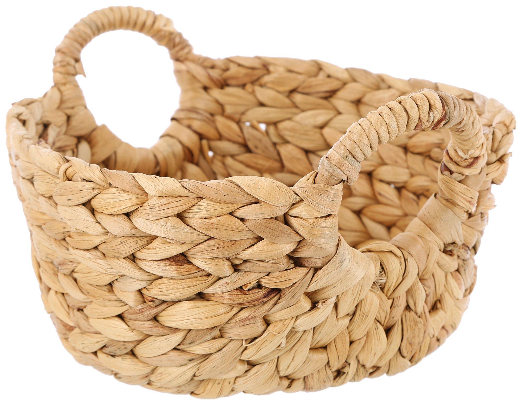 ZEST 5'' Natural Braided O-ring Handle Basket