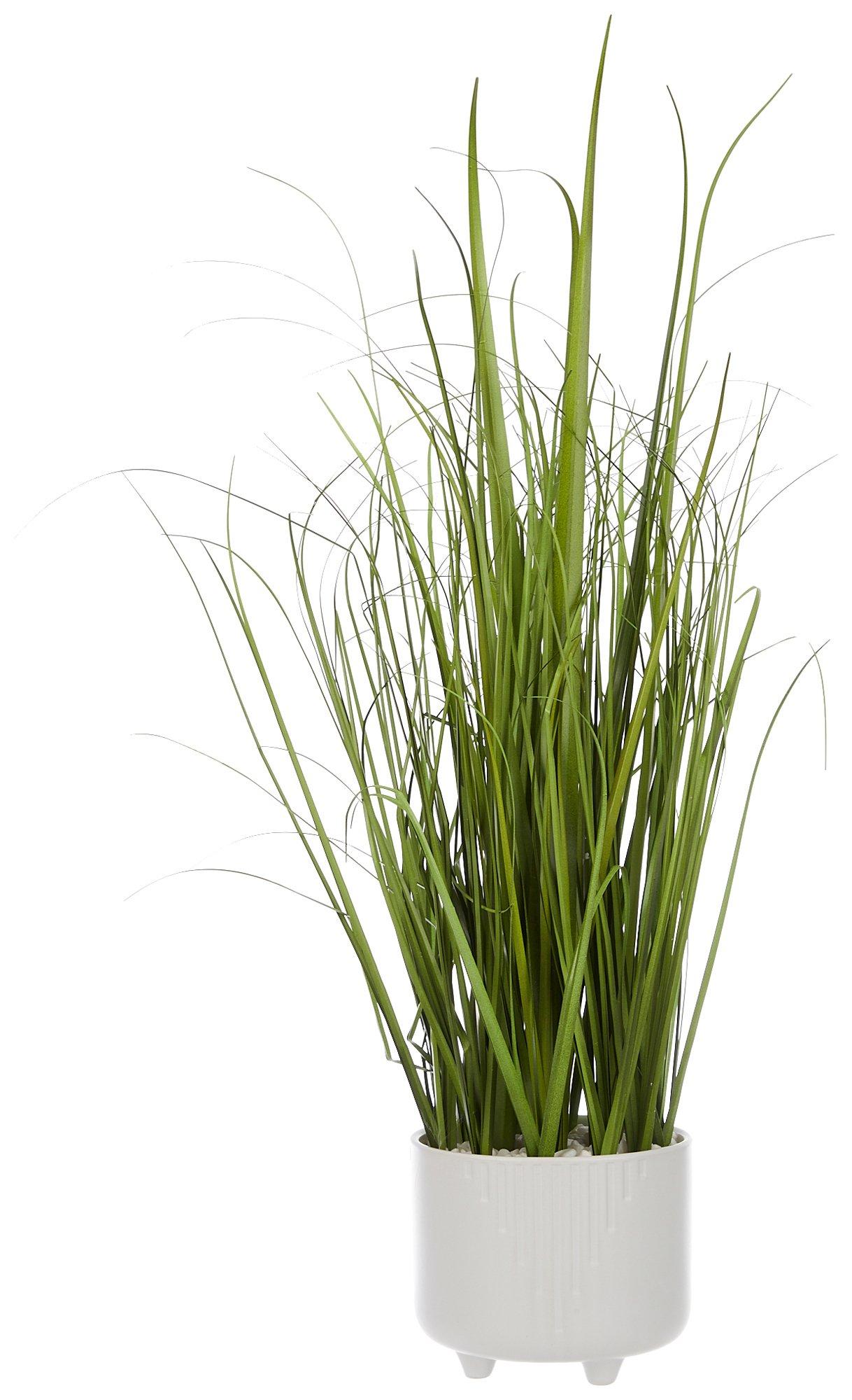 27in Onion Grass Potted Plant Decor