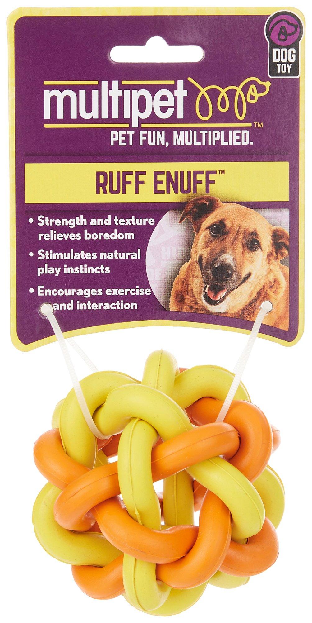 Ruff Enuff Nobbly Wobbly Rubber Dog Toy