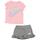 Color HEATHER GRAY/PINK