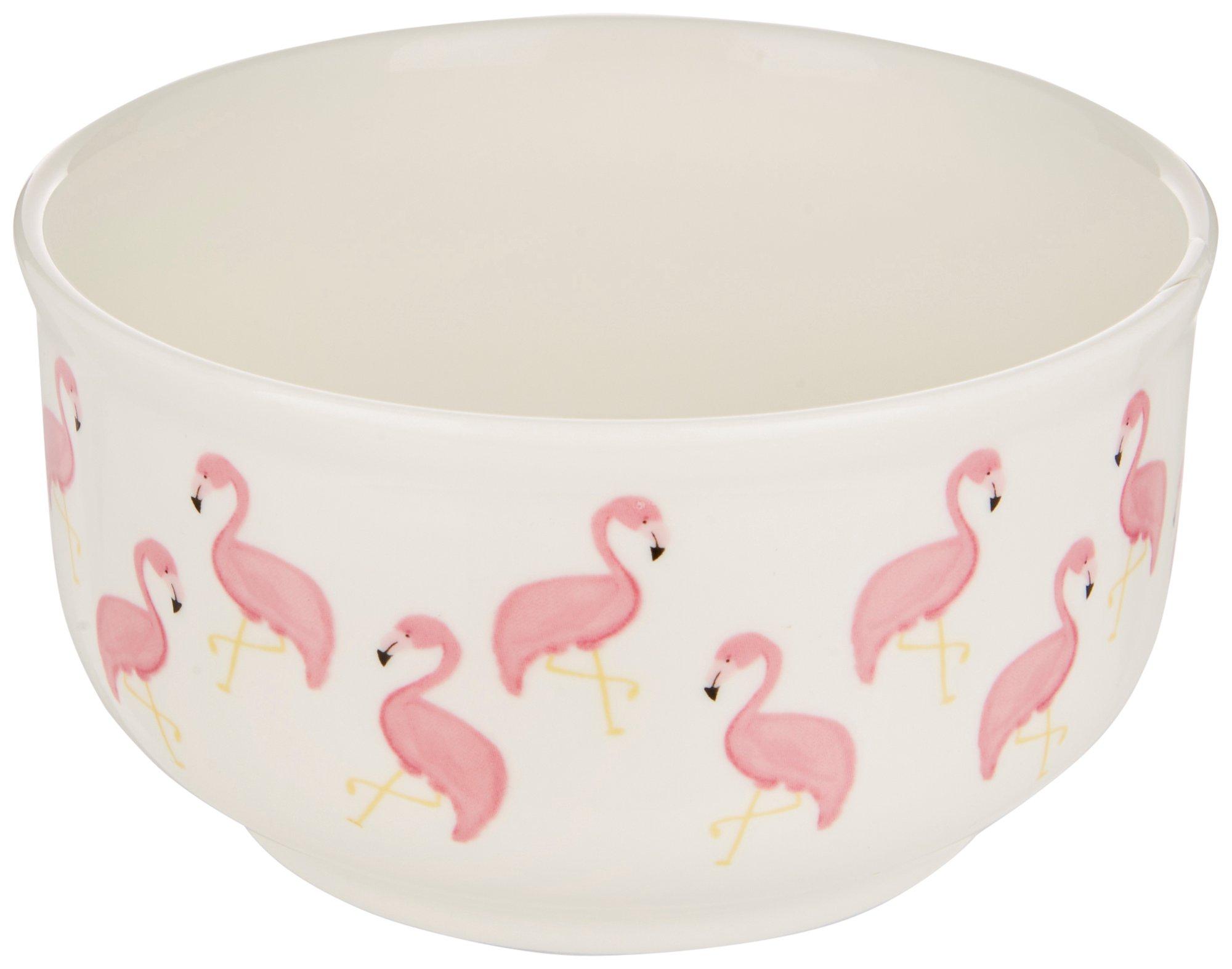Flamingo Pattern Vented Microwaveable Container
