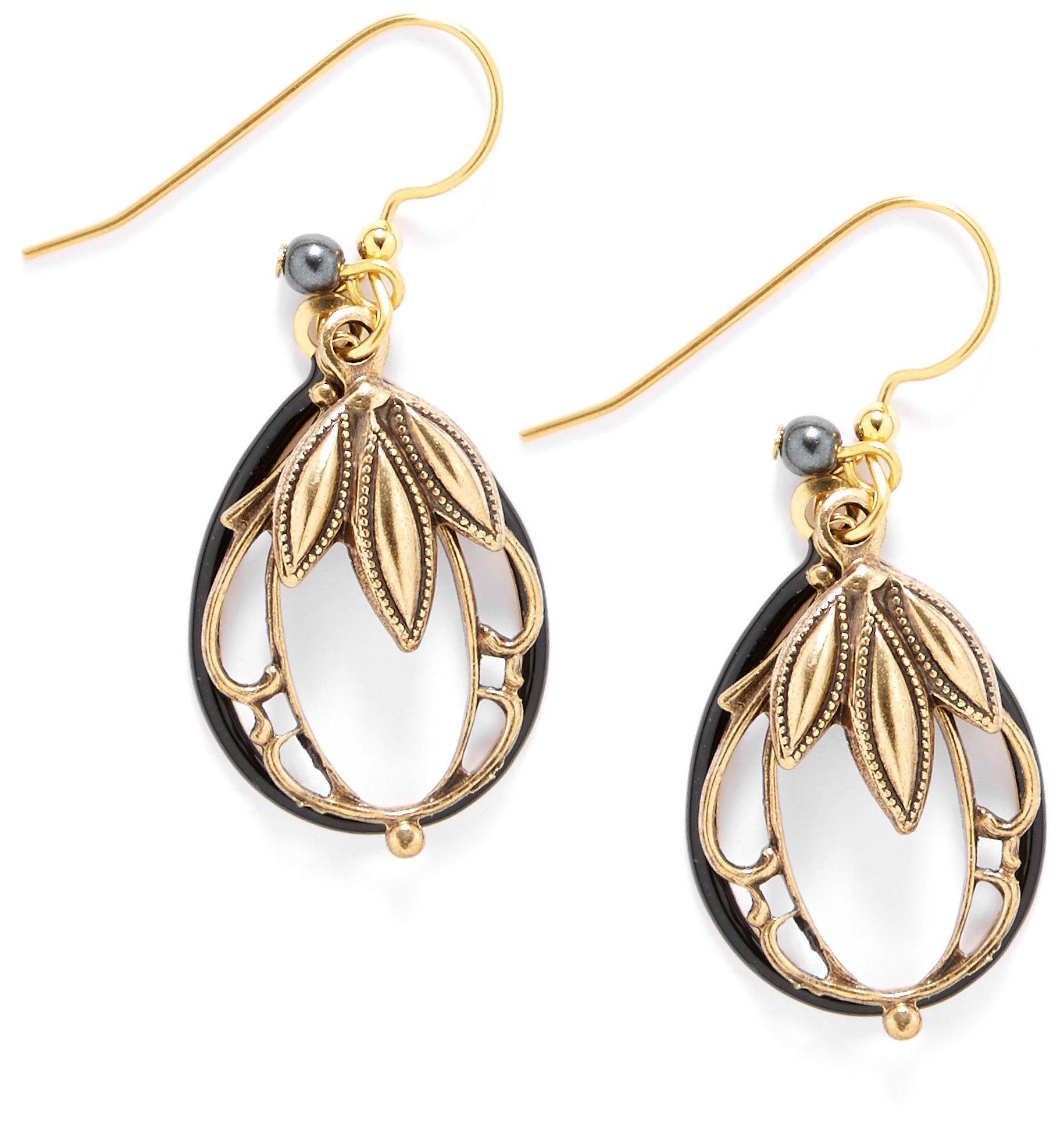 Silver Forest Oval Layered Dangle Earrings Bealls Florida