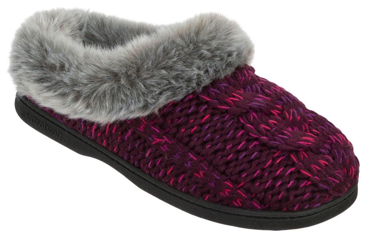 dearfoam satin slippers