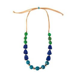 Tagua 24 In. Organic Beads Adjustable Cord Necklace