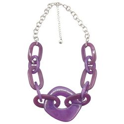 Bay Studio 18 In. Large Resin Links Chain Necklace