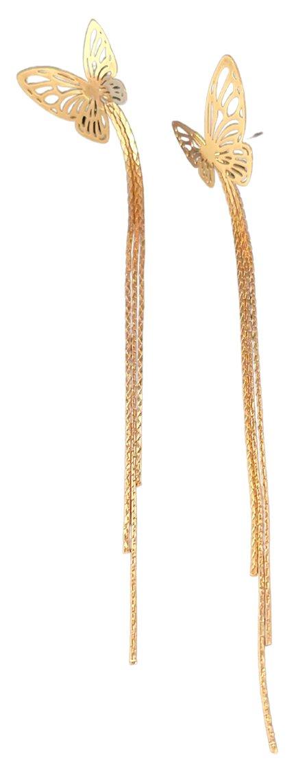 Bay Studio Butterfly Chain Drop Dangle Earrings