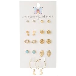 F2NYC 9-Pc Don't Just Fly Soar Fashion Earring Set