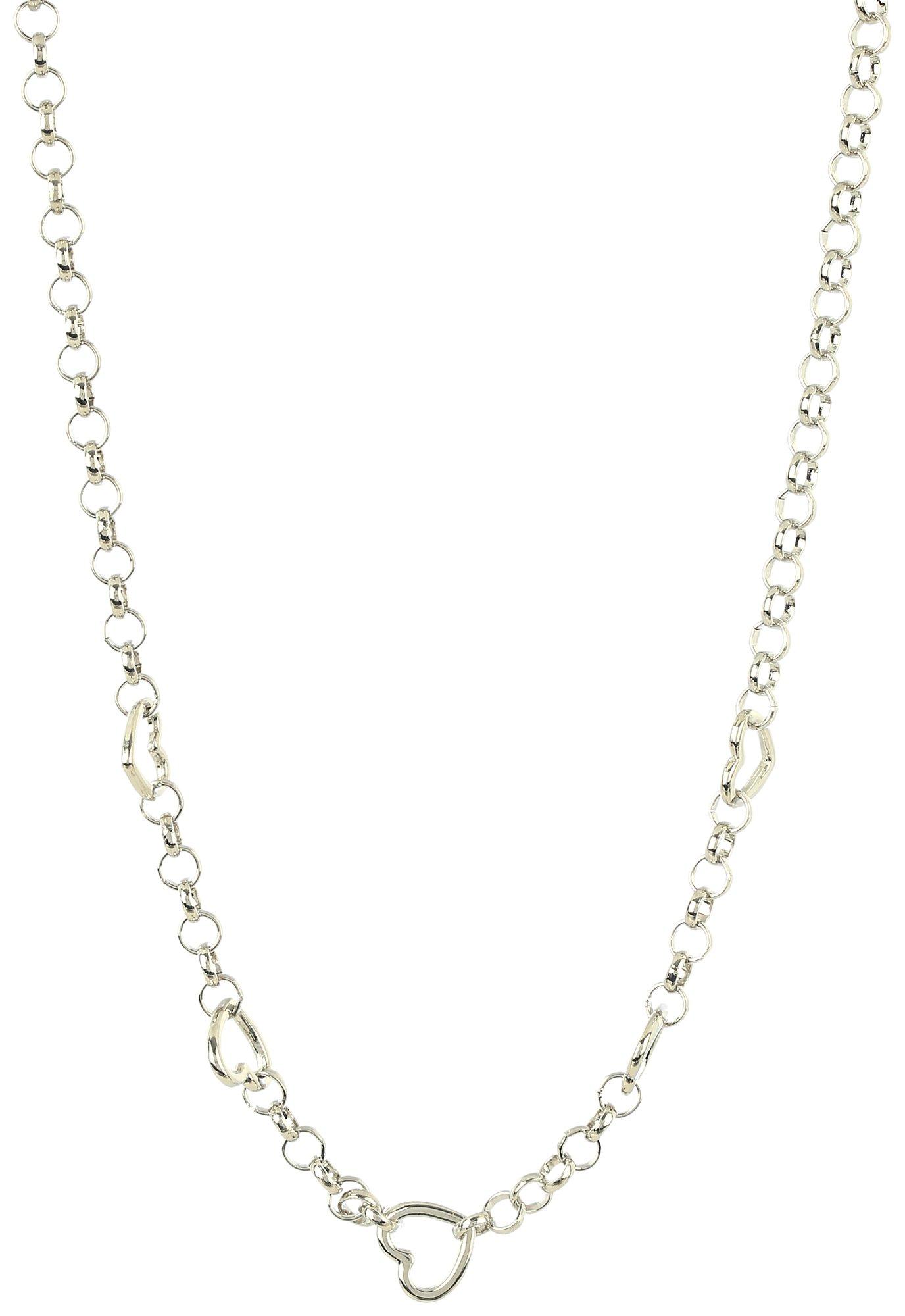 7.5 In. Heart Chain Necklace