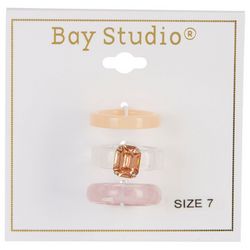 Bay Studio 3-Pk. Acrylic Rings