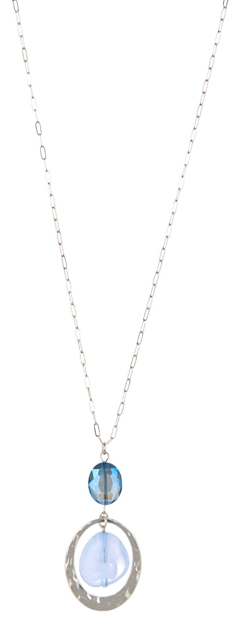 30 In. Double Bead Orbital Chain Necklace