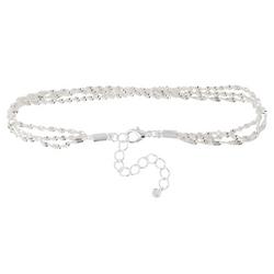 3-Row Twist Chain Anklet