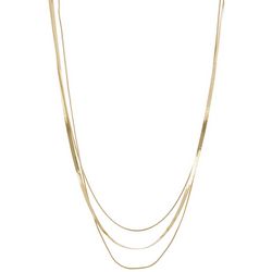 Bay Studio 3-Row Serpentine Chain Necklace