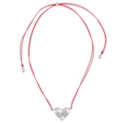 Bay Studio 26 In. Heart Pendant Adjustable Cord Necklace