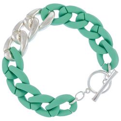 Bay Studio Statement Bicolor Chain Toggle Bracelet