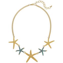 Bay Studio Goldtone Starfish Statement Necklace