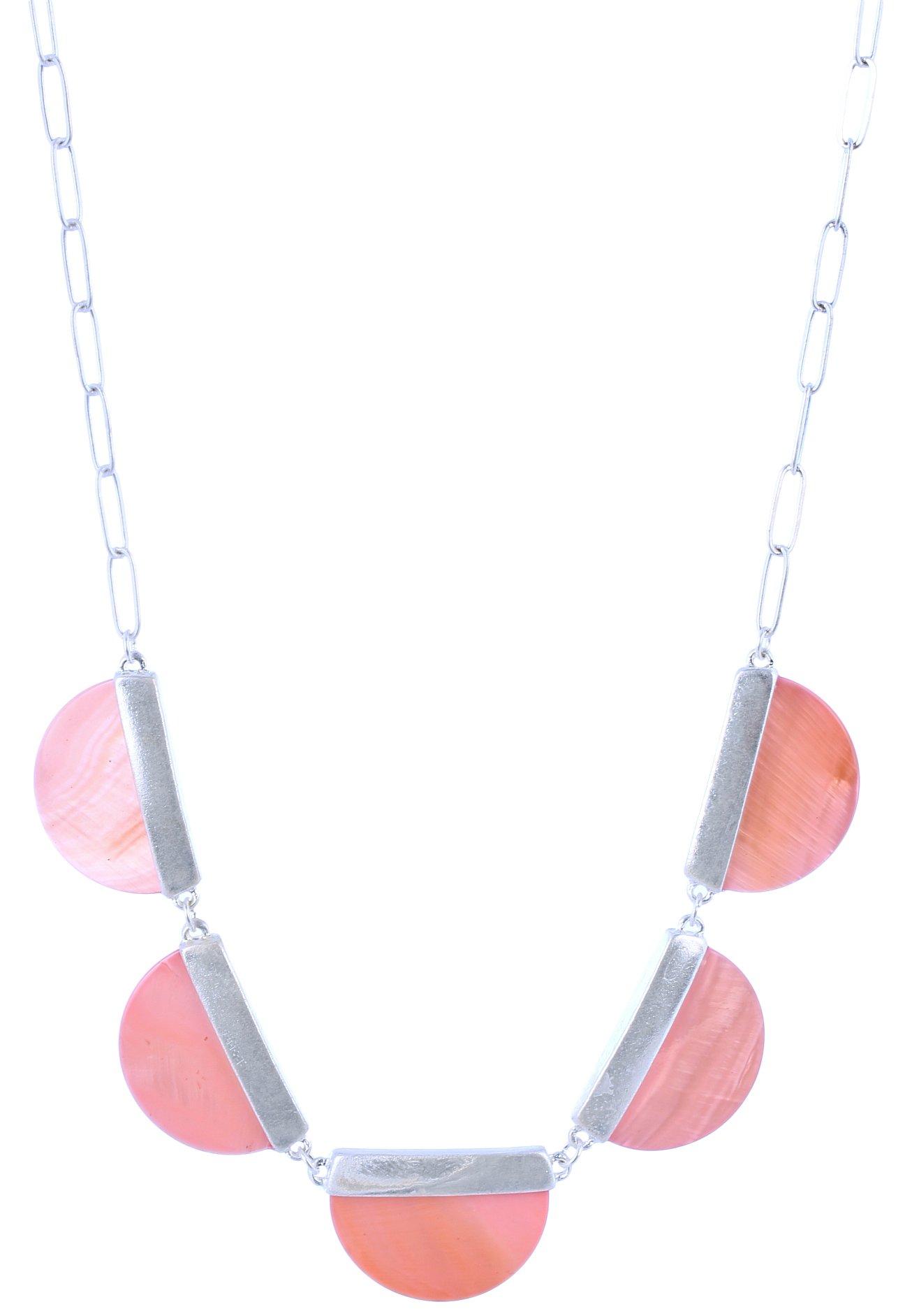 Bay Studio 18 In. Crescent Shell Frontal Chain Necklace