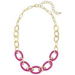 Bay Studio Oval Link Two Tone Chain Necklace With Extender