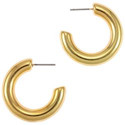 Bay Studio C-Hoop Gold Tone Earrings