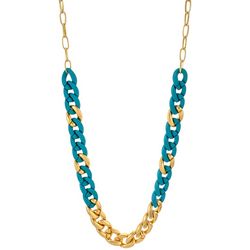 Bay Studio Flat Link Two Tone Chain Necklace