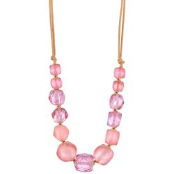 Bay Studio 18 In. Beaded Cord Necklace