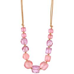 18 In. Beaded Cord Necklace