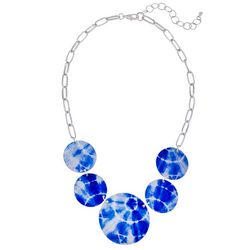 Bay Studio 18 In. Discs Frontal Chain Necklace