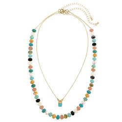 20 In. 2-Pc. Bead Necklace Set