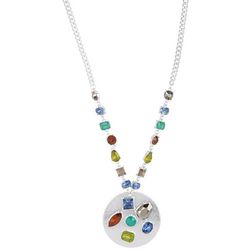 Bay Studio Glass Stone Pendant Necklace