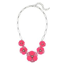 Bay Studio 18 In. Flower Frontal Chain Necklace