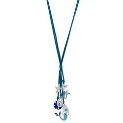 Bay Studio 28 In. Mermaid Shell Charms Cord Necklace