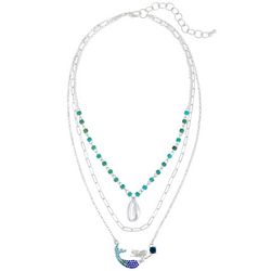 Bay Studio 16 In. Mermaid Shell Chain Necklace
