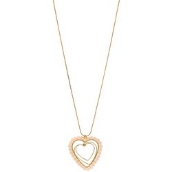 Bay Studio Open Heart Chain Necklace
