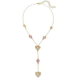 Heart Y Tassel Necklace