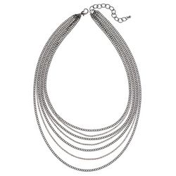 Bay Studio 18in Chain & Rhinestone Layered Necklace