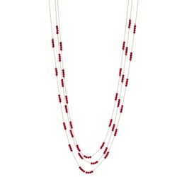 Bay Studio 36in Cluster Beaded Long Necklace