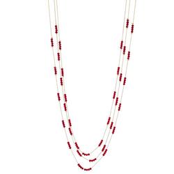 36in Cluster Beaded Long Necklace