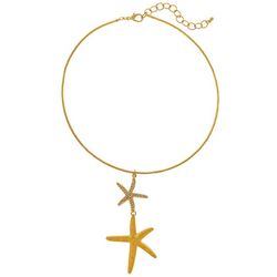 Bay Studio Double Pave Starfish Chain Necklace