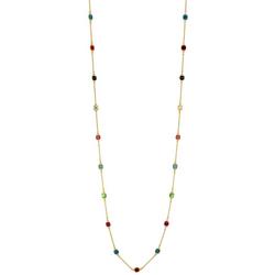 Rhinestone Illusion Chain Necklace