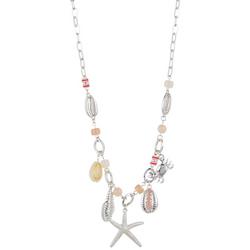 Sealife Charms Beaded Chain Necklace