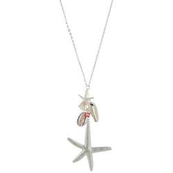 Sealife Charms 28 In. Chain Necklace