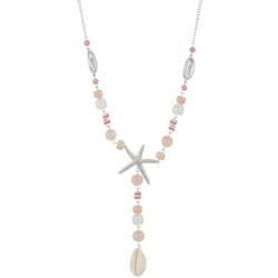 Sealife Beaded Chain Y-Necklace