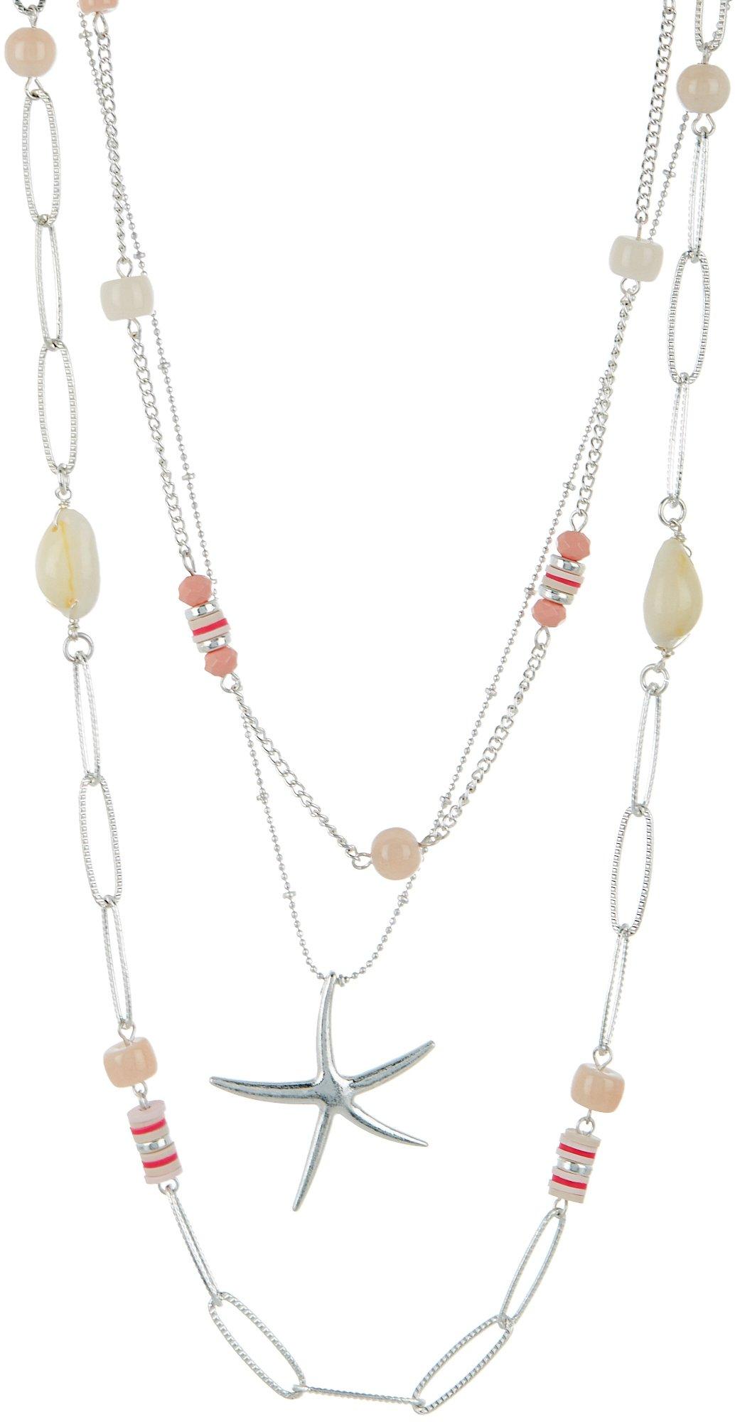 Bay Studio Shell Bead Multi-Strand Necklace